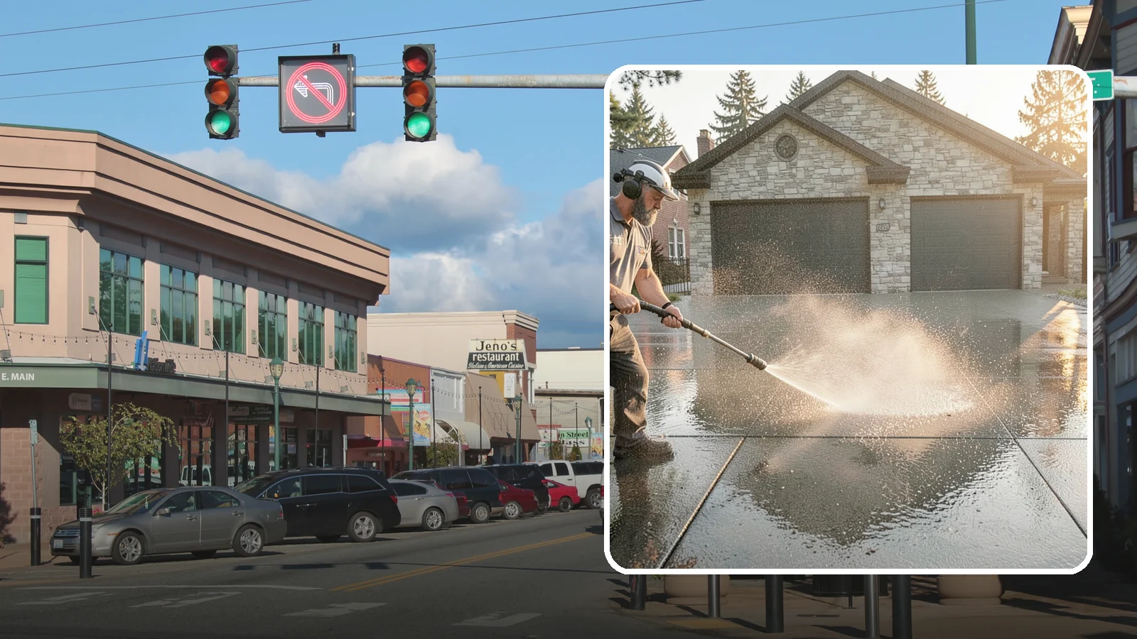 Driveway Sealing in Monroe, Snohomish County, WA - Protective sealing for asphalt and concrete driveways that guards the surface against Washington's relentless rain, oil, and...