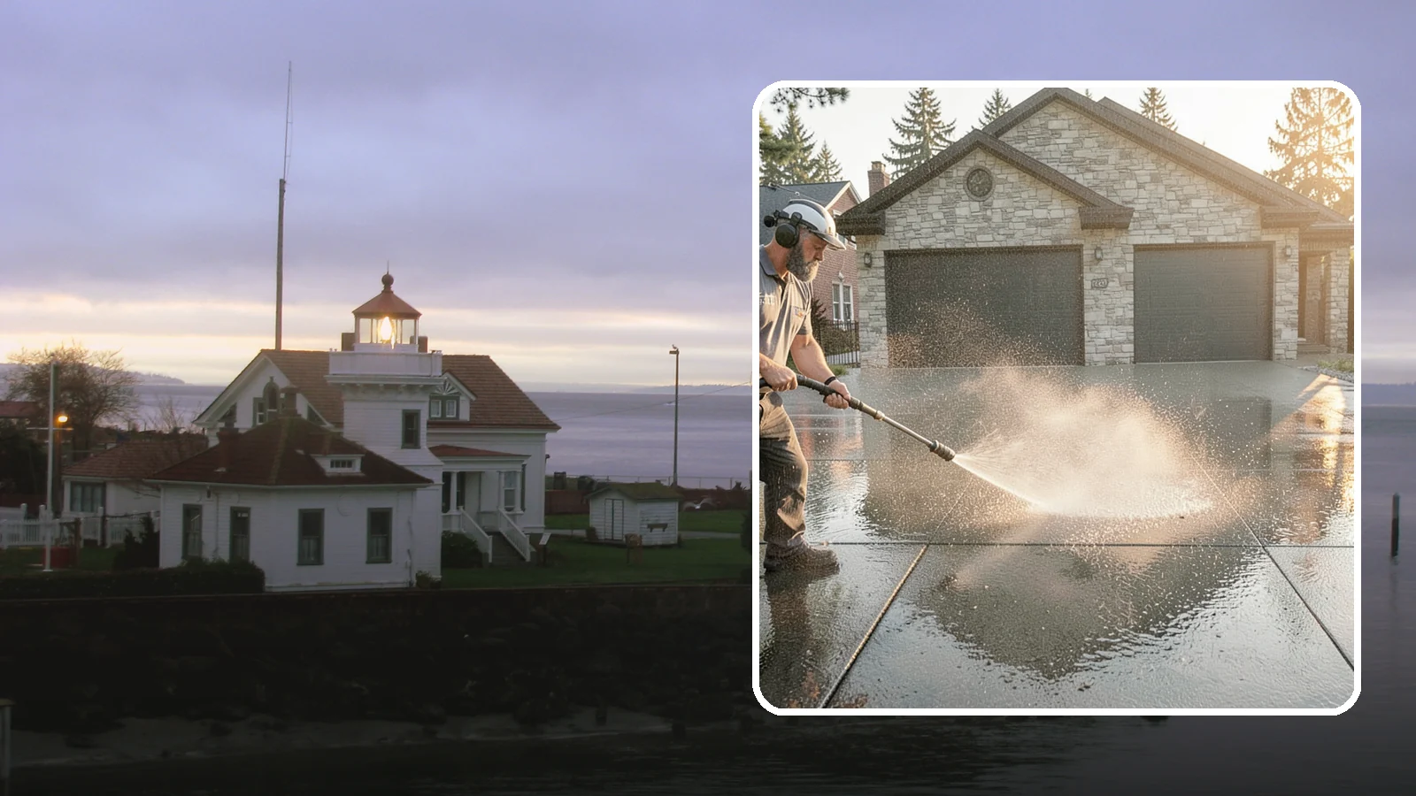 Driveway Sealing in Mukilteo, Snohomish County, WA - Protective sealing for asphalt and concrete driveways that guards the surface against Washington's relentless rain, oil, and...