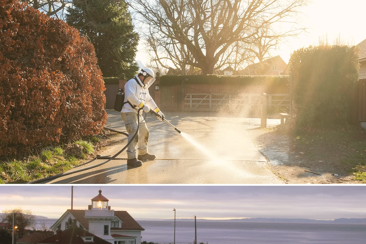 Driveway Sealing in Mukilteo, Snohomish County, WA - Target driveway sealing for the dry summer stretch so the surface can cure hard before wet weather and any de-icing season...