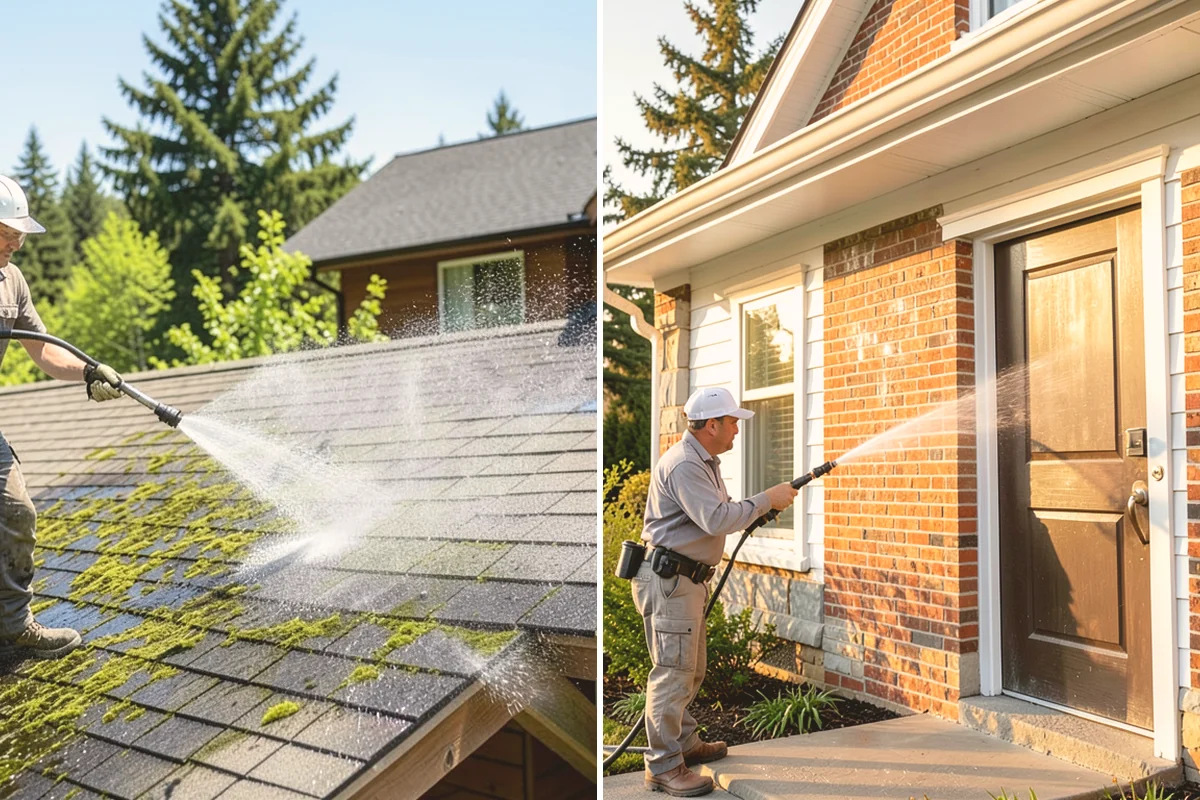 Driveway Sealing in Orting, Pierce County, WA - Wash the driveway and treat any oil, rust, or organic staining
