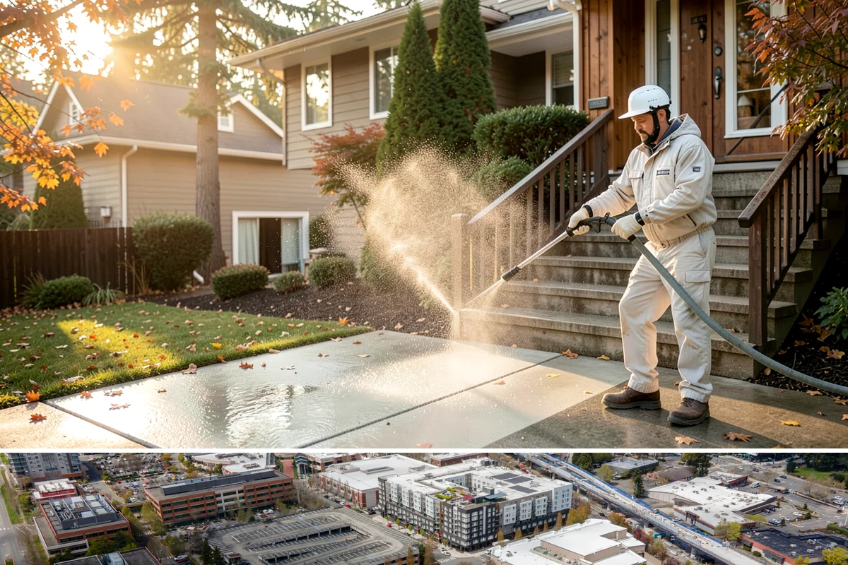 Driveway Sealing in Redmond, King County, WA - Target driveway sealing for the dry summer stretch so the surface can cure hard before wet weather and any de-icing season...