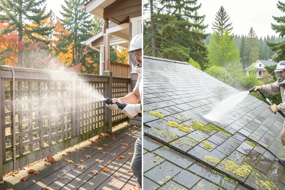 Driveway Sealing in Ruston, Pierce County, WA - Wash the driveway and treat any oil, rust, or organic staining