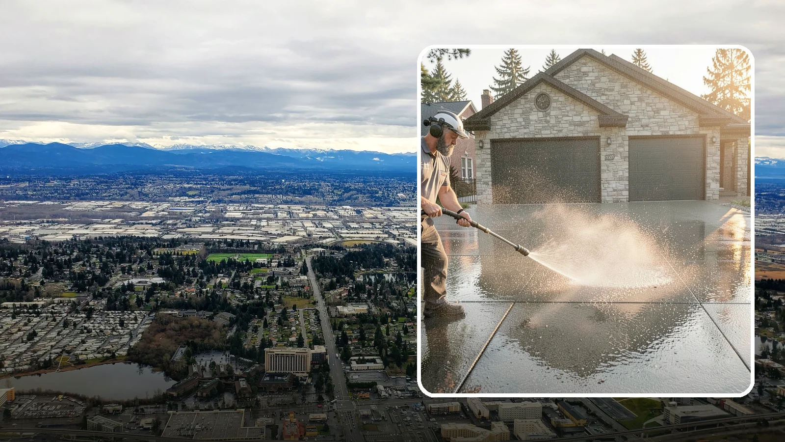 Driveway Sealing in SeaTac, King County, WA - Protective sealing for asphalt and concrete driveways that guards the surface against Washington's relentless rain, oil, and...