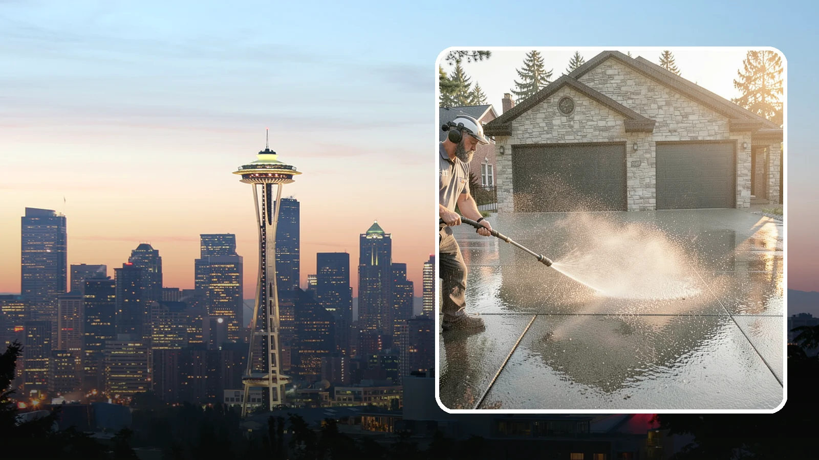 Driveway Sealing in Seattle, King County, WA - Protective sealing for asphalt and concrete driveways that guards the surface against Washington's relentless rain, oil, and...