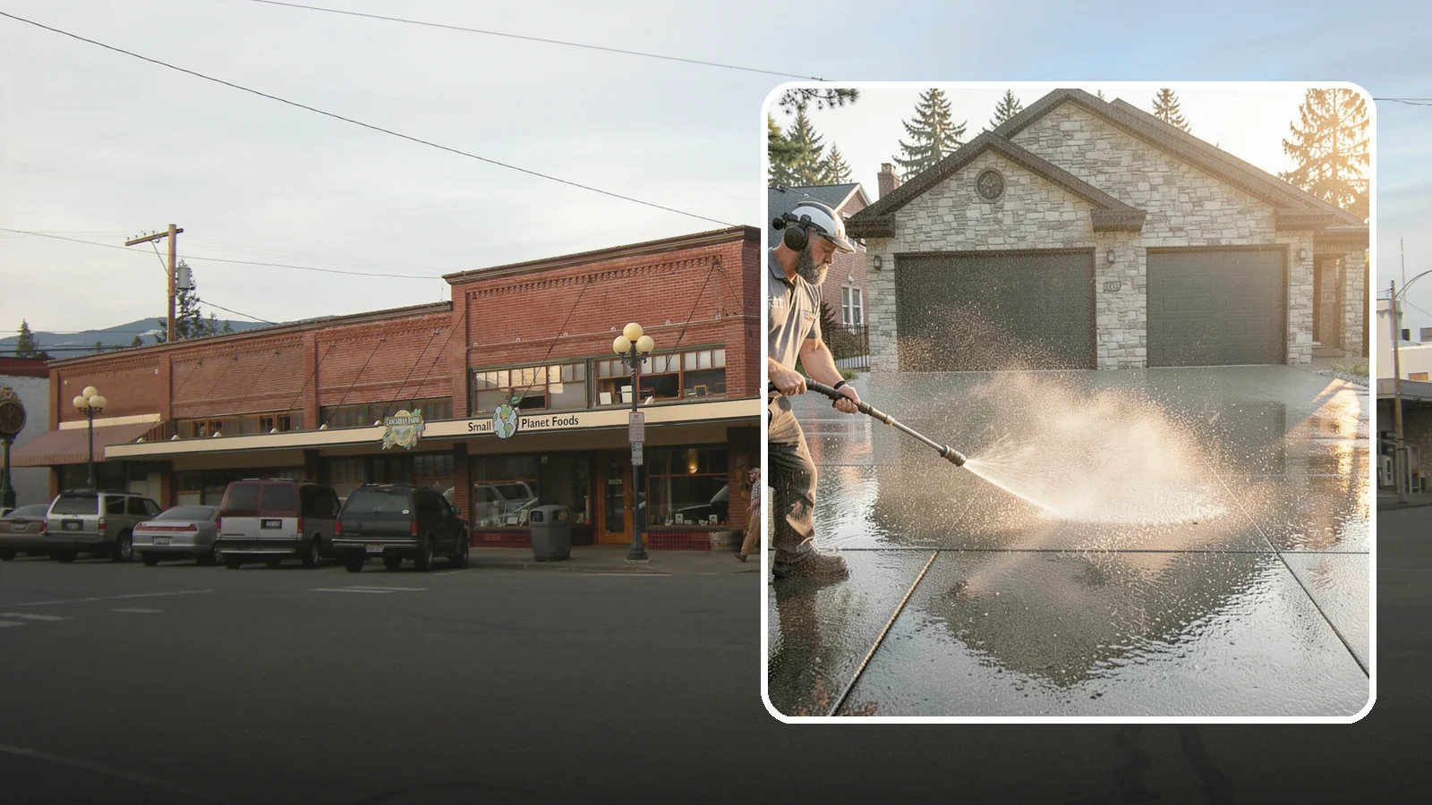 Driveway Sealing in Sedro-Woolley, Skagit County, WA - Protective sealing for asphalt and concrete driveways that guards the surface against Washington's relentless rain, oil, and...