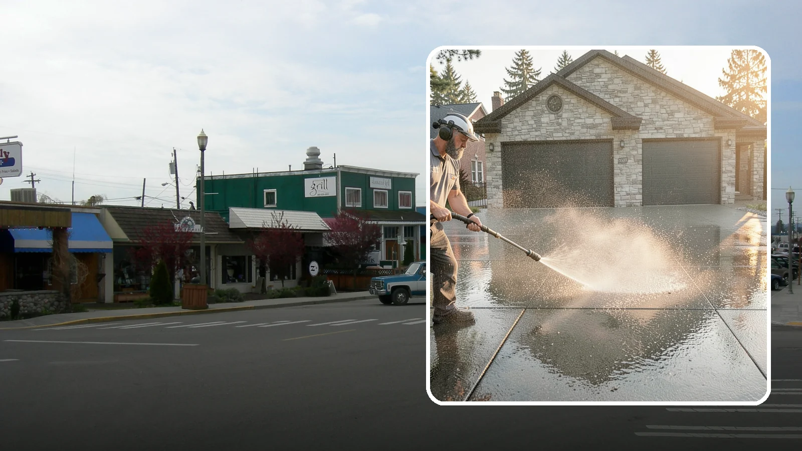 Driveway Sealing in Stanwood, Snohomish County, WA - Protective sealing for asphalt and concrete driveways that guards the surface against Washington's relentless rain, oil, and...