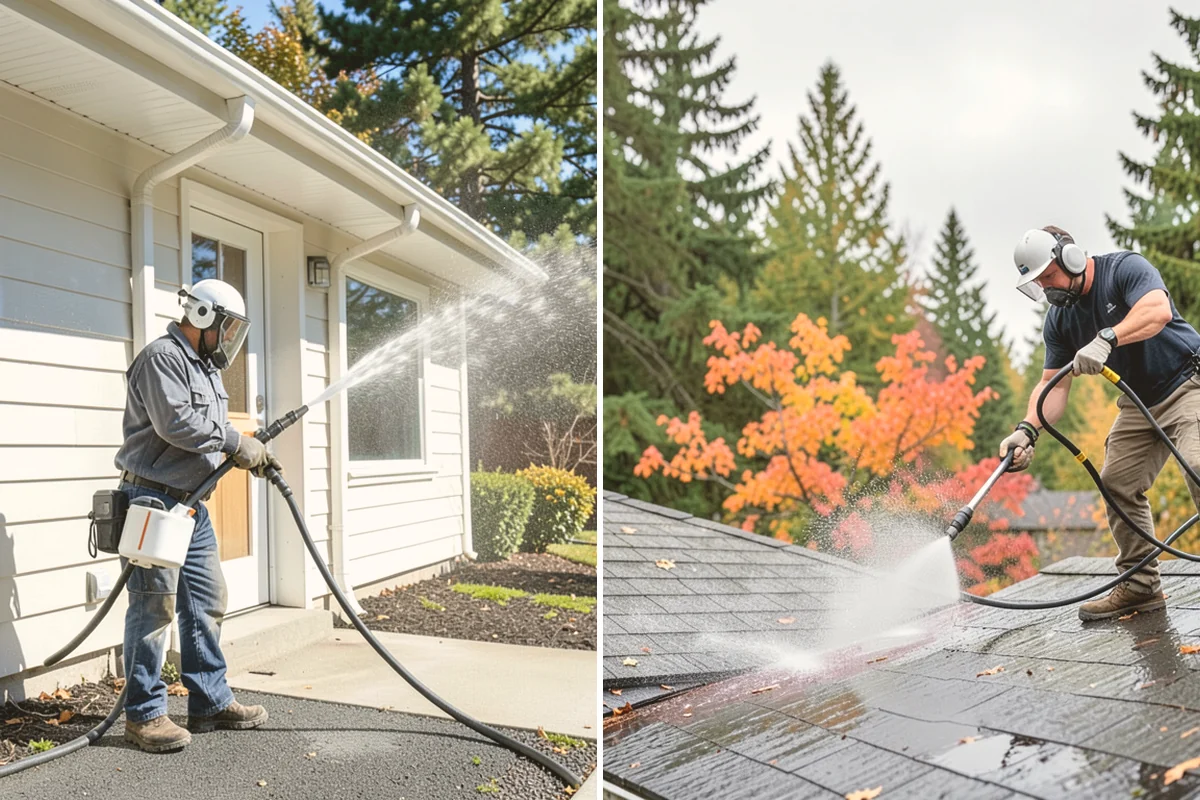 Driveway Sealing in Stanwood, Snohomish County, WA - Wash the driveway and treat any oil, rust, or organic staining