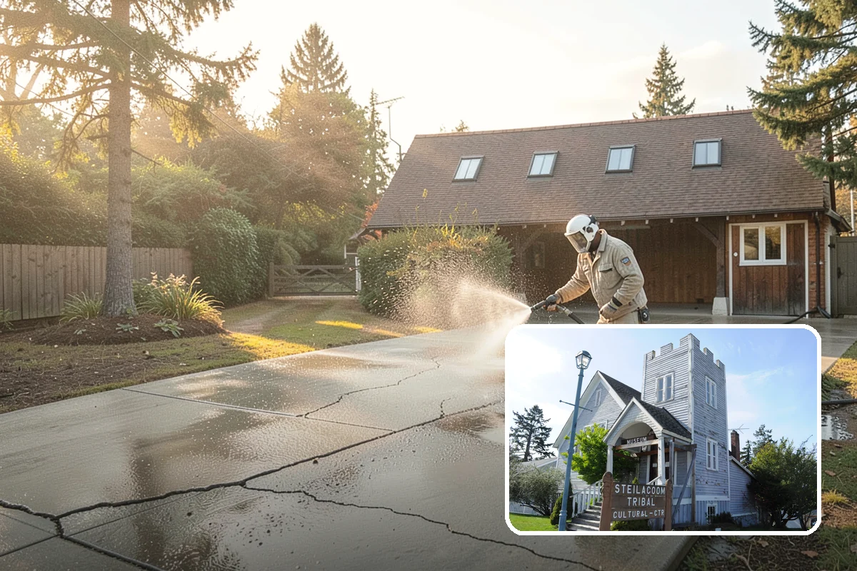 Driveway Sealing in Steilacoom, Pierce County, WA - Creates a moisture barrier that limits rain penetration and subsurface damage