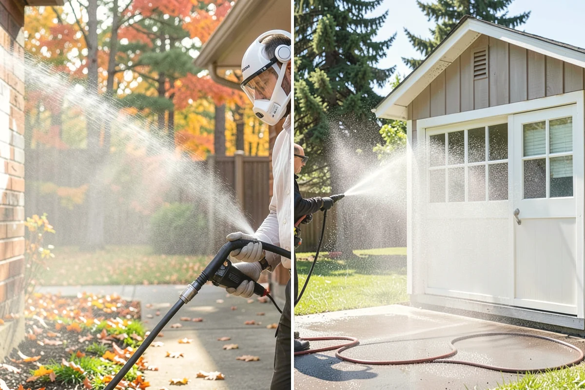 Driveway Sealing in Steilacoom, Pierce County, WA - Wash the driveway and treat any oil, rust, or organic staining