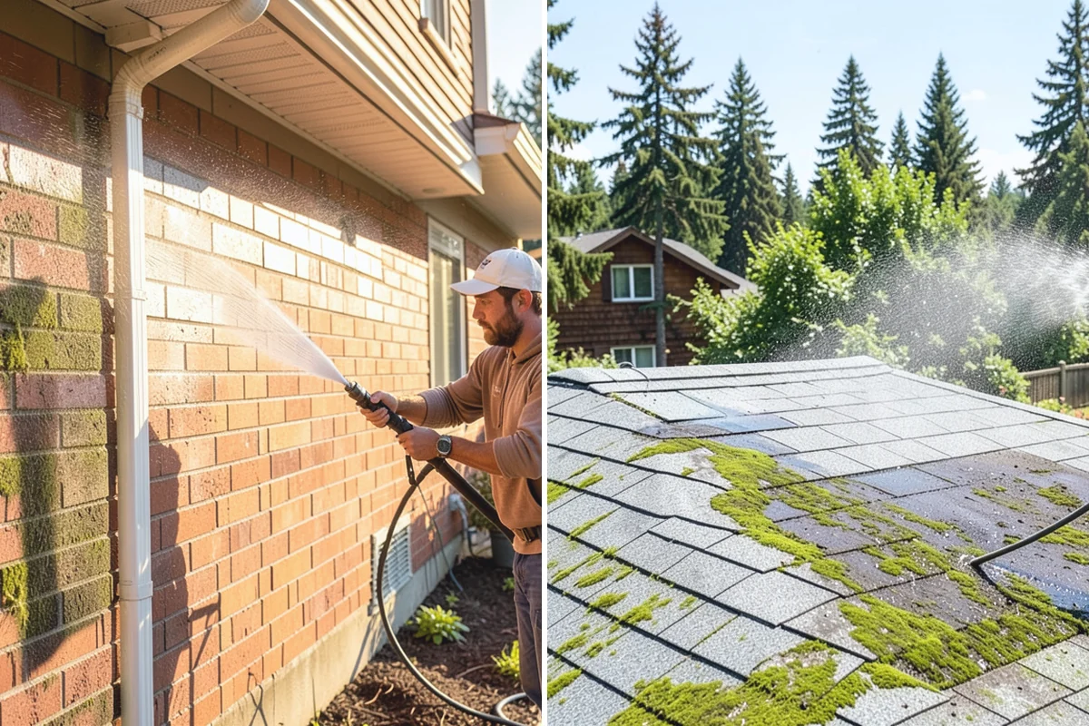 Driveway Sealing in Sumner, Pierce County, WA - Wash the driveway and treat any oil, rust, or organic staining