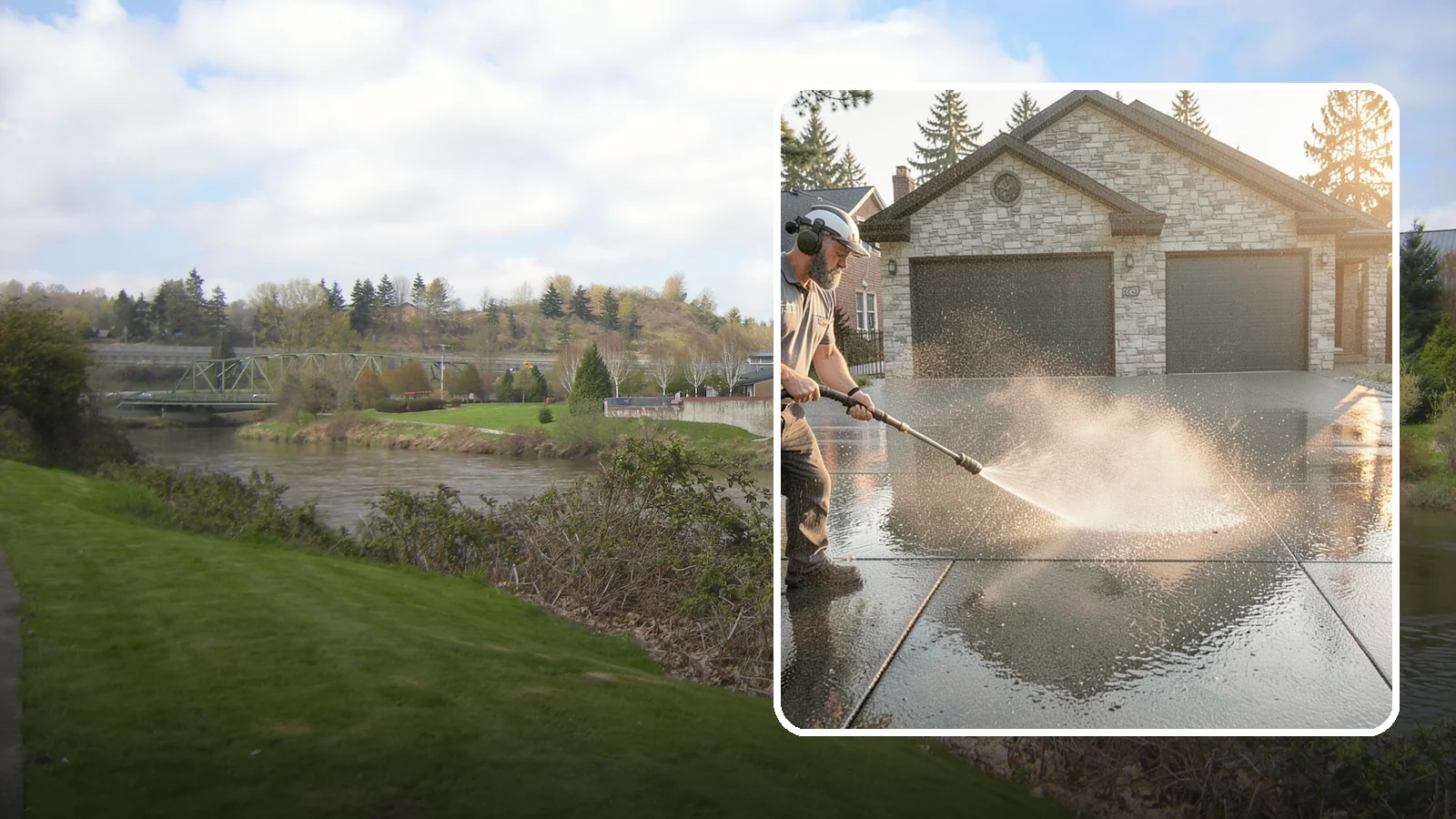 Driveway Sealing in Tukwila, King County, WA - Protective sealing for asphalt and concrete driveways that guards the surface against Washington's relentless rain, oil, and...
