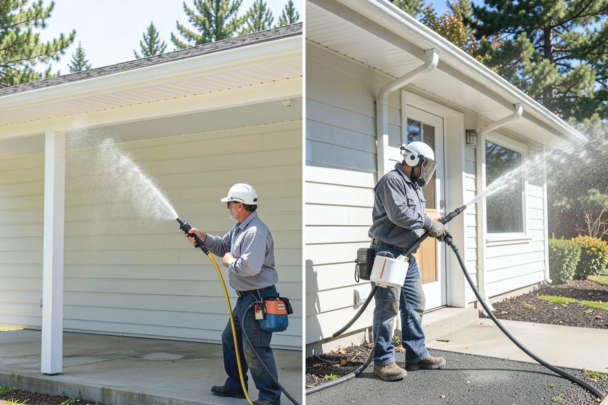 Driveway Sealing in Woodinville, King County, WA - Wash the driveway and treat any oil, rust, or organic staining