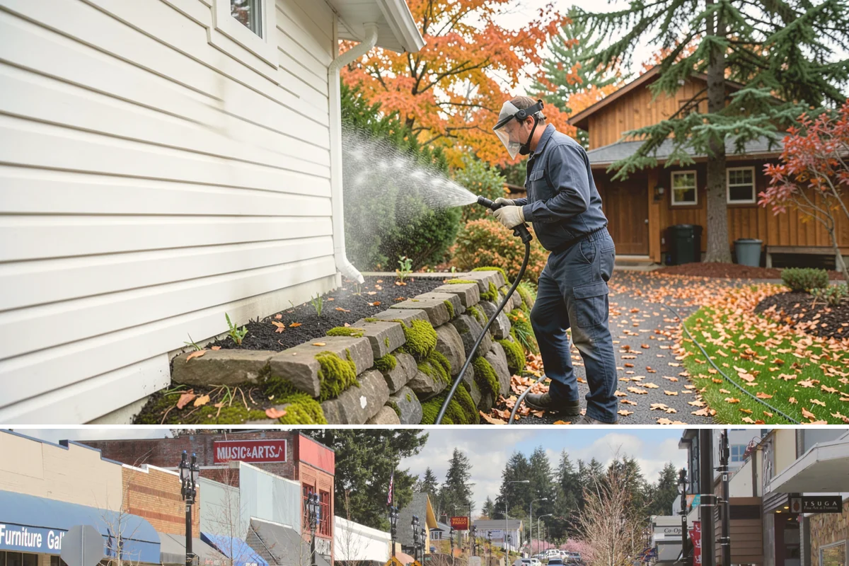 Dumpster Cleaning in Bothell, King County, WA - Dumpsters need cleaning monthly year-round, since Washington's moisture keeps waste damp and odor active in every season.