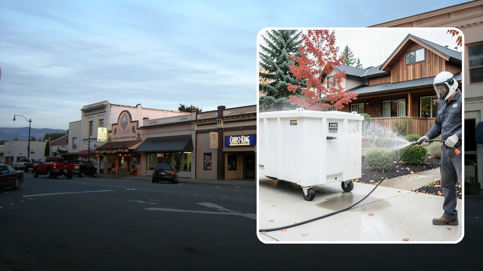 Dumpster Cleaning in Burlington, Skagit County, WA - We wash and sanitize dumpsters and large trash bins in Washington to eliminate odor and pest-attracting residue.