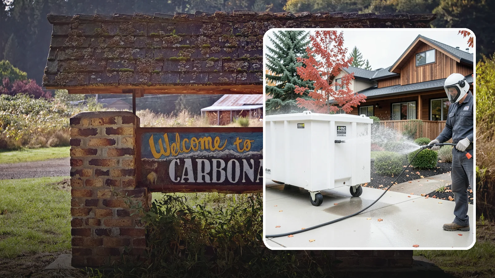 Dumpster Cleaning in Carbonado, Pierce County, WA - We wash and sanitize dumpsters and large trash bins in Washington to eliminate odor and pest-attracting residue.