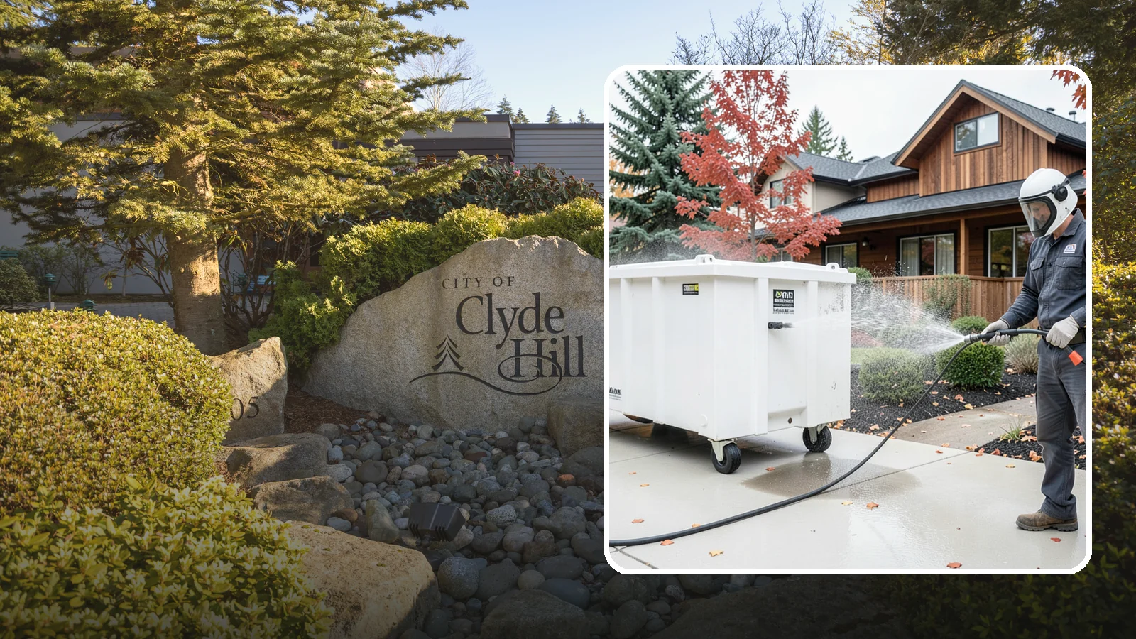 Dumpster Cleaning in Clyde Hill, King County, WA - We wash and sanitize dumpsters and large trash bins in Washington to eliminate odor and pest-attracting residue.
