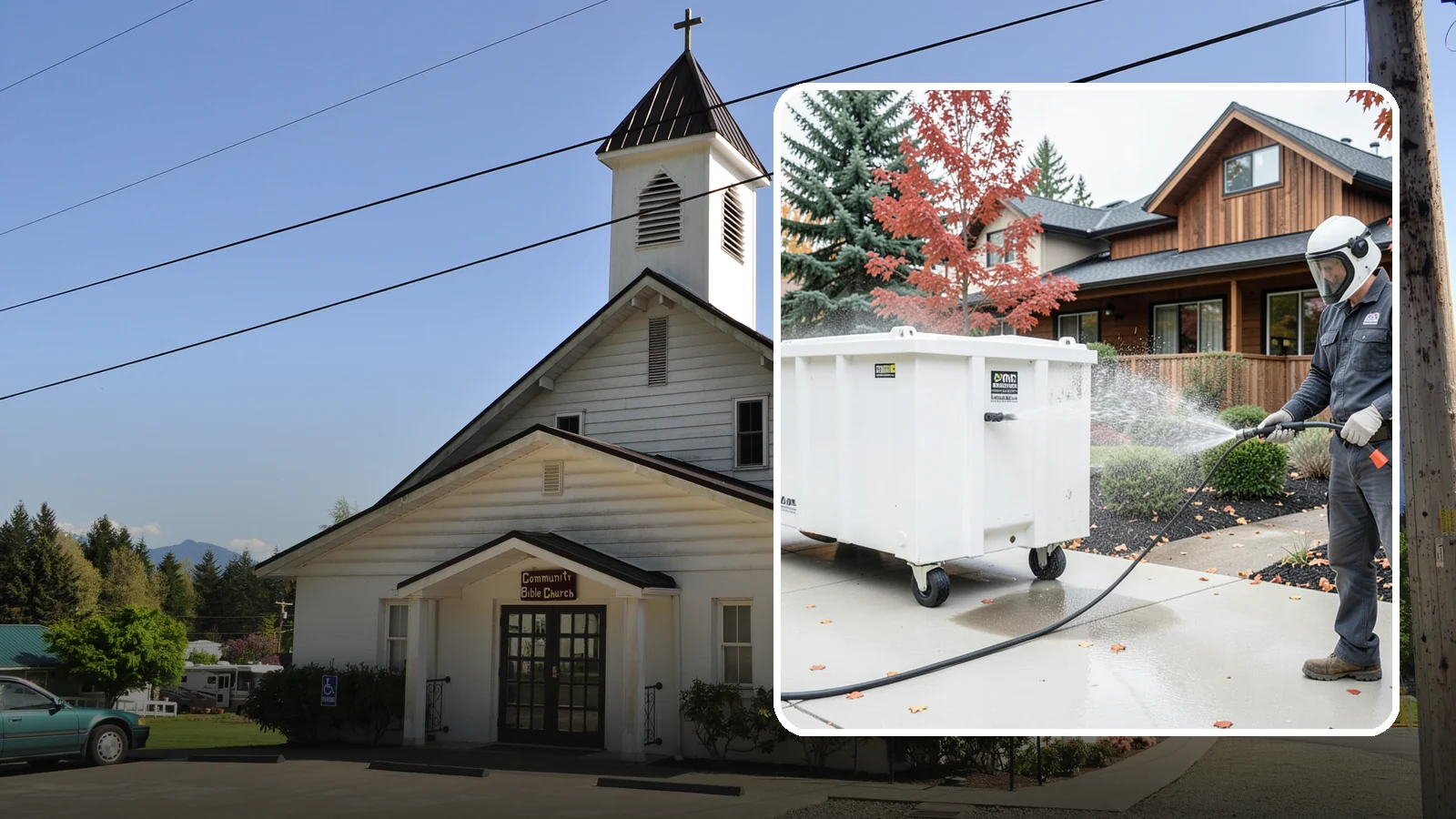 Dumpster Cleaning in Concrete, Skagit County, WA - We wash and sanitize dumpsters and large trash bins in Washington to eliminate odor and pest-attracting residue.