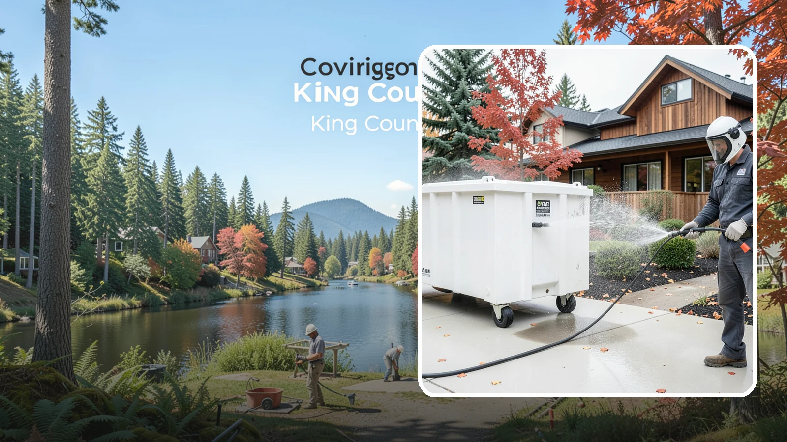 Dumpster Cleaning in Covington, King County, WA - We wash and sanitize dumpsters and large trash bins in Washington to eliminate odor and pest-attracting residue.