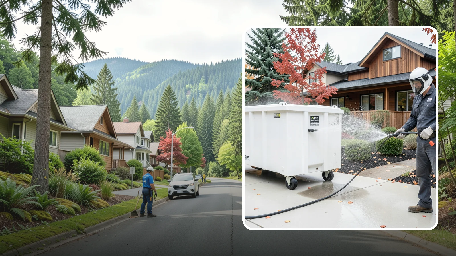 Dumpster Cleaning in Darrington, Snohomish County, WA - We wash and sanitize dumpsters and large trash bins in Washington to eliminate odor and pest-attracting residue.