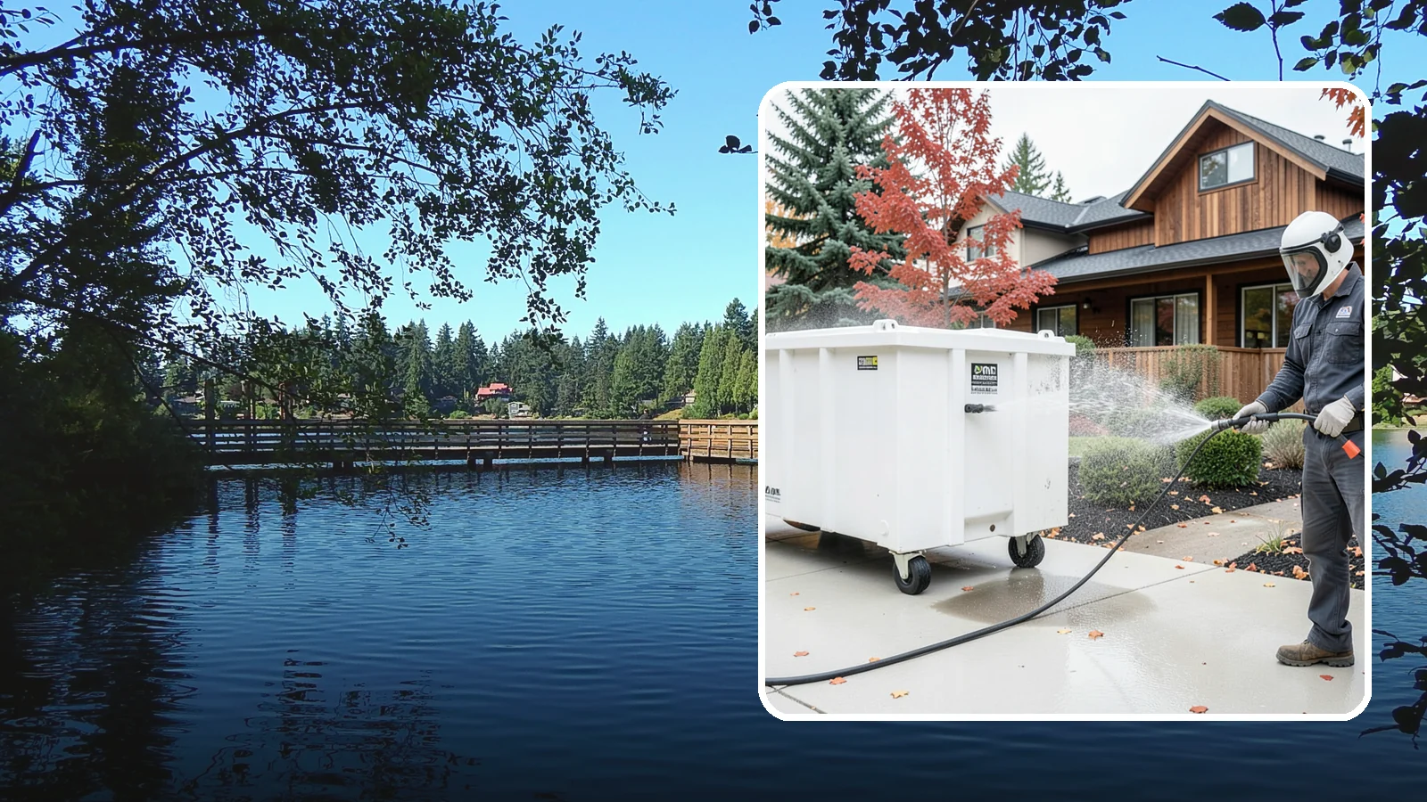 Dumpster Cleaning in Federal Way, King County, WA - We wash and sanitize dumpsters and large trash bins in Washington to eliminate odor and pest-attracting residue.