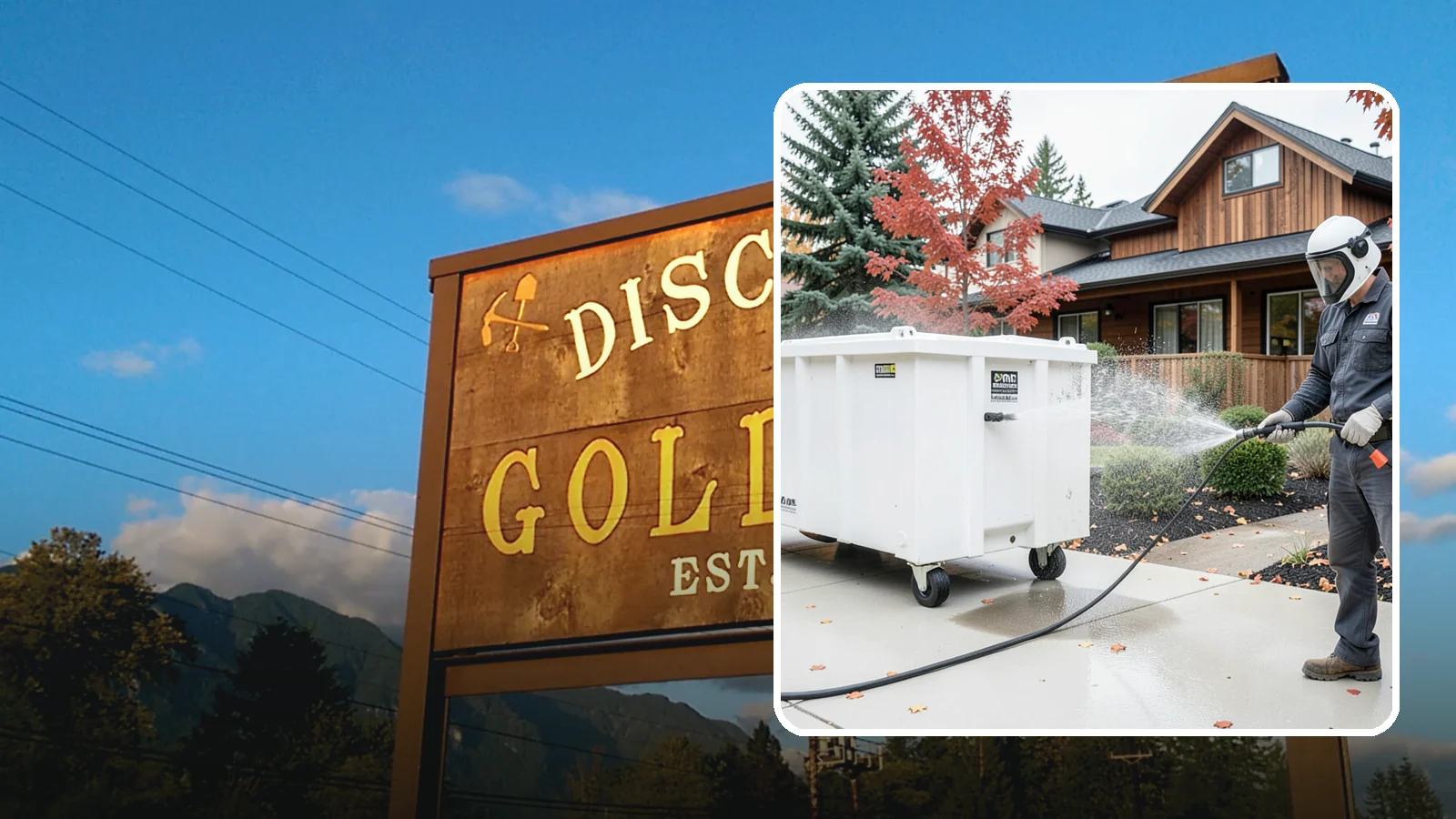 Dumpster Cleaning in Gold Bar, Snohomish County, WA - We wash and sanitize dumpsters and large trash bins in Washington to eliminate odor and pest-attracting residue.