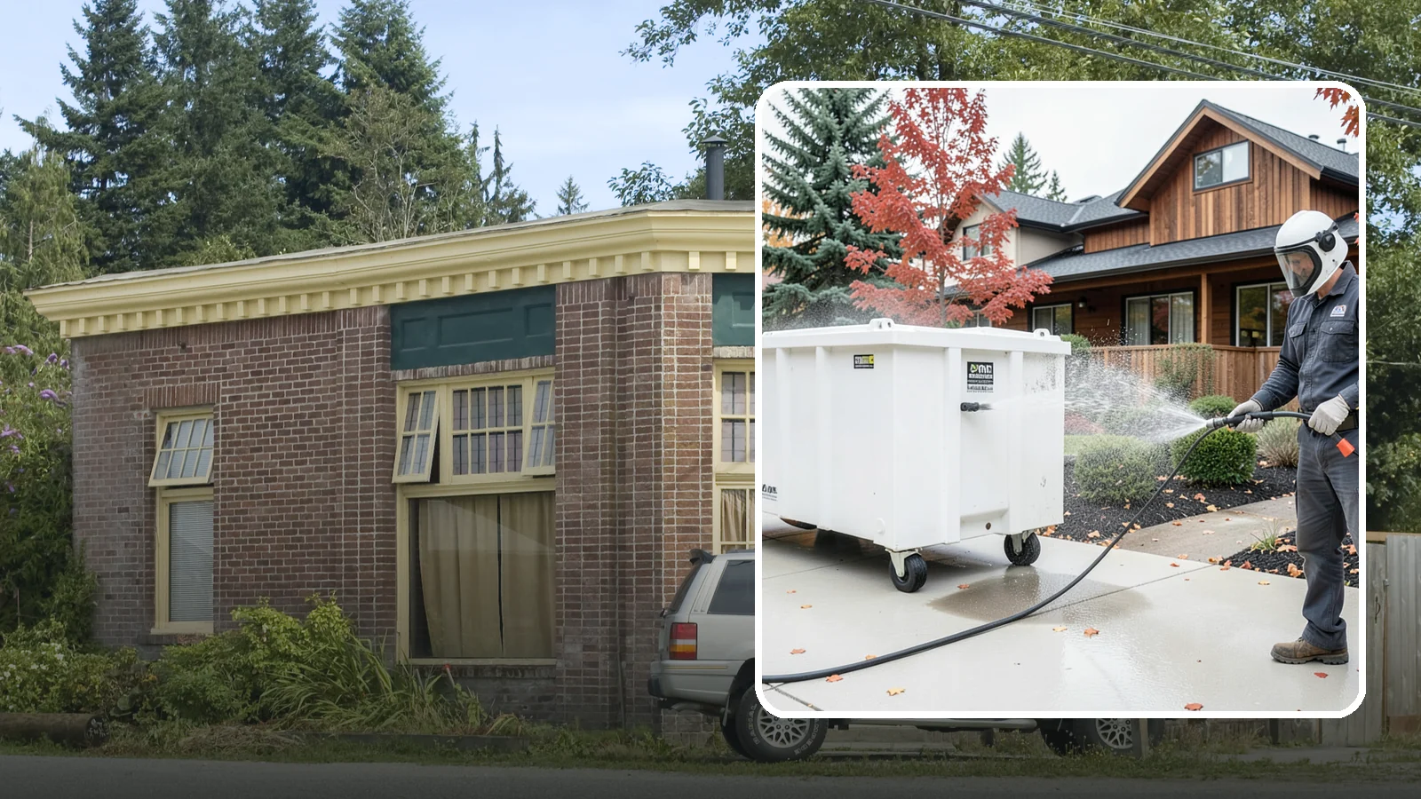 Dumpster Cleaning in Hamilton, Skagit County, WA - We wash and sanitize dumpsters and large trash bins in Washington to eliminate odor and pest-attracting residue.