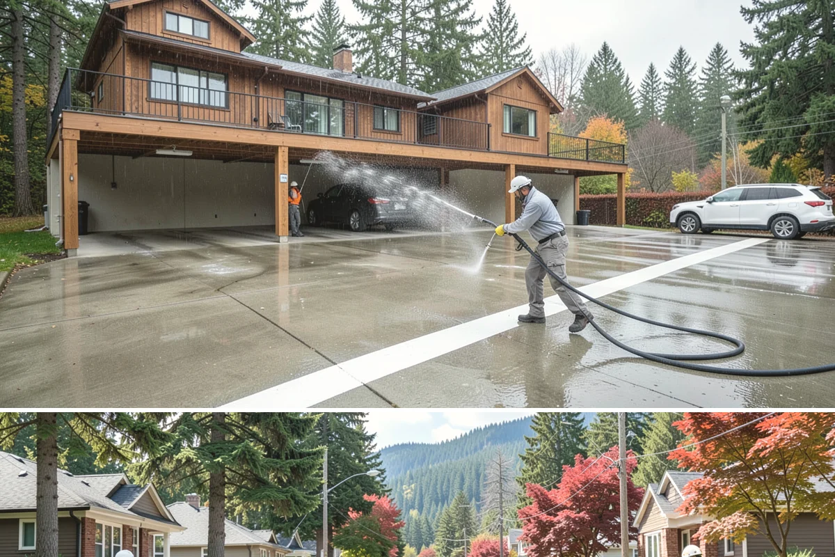 Dumpster Cleaning in Hunts Point, King County, WA - Dumpsters need cleaning monthly year-round, since Washington's moisture keeps waste damp and odor active in every season.