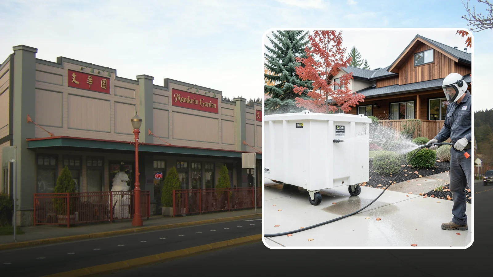 Dumpster Cleaning in Issaquah, King County, WA - We wash and sanitize dumpsters and large trash bins in Washington to eliminate odor and pest-attracting residue.