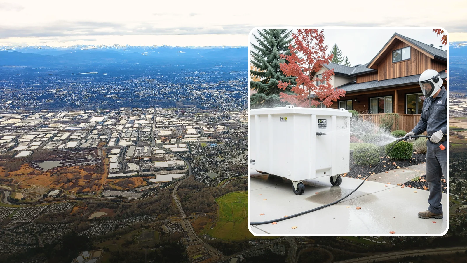 Dumpster Cleaning in Kent, King County, WA - We wash and sanitize dumpsters and large trash bins in Washington to eliminate odor and pest-attracting residue.