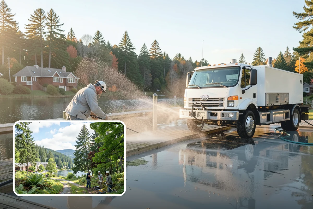 Dumpster Cleaning in Lake Forest Park, King County, WA - Eliminates odor from decaying residue