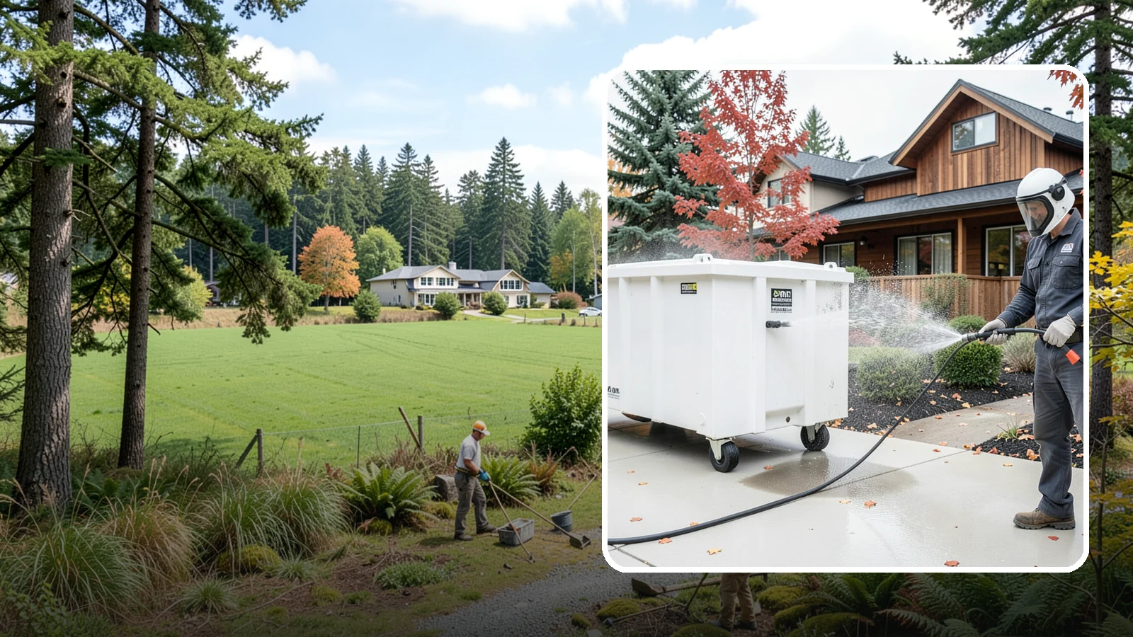 Dumpster Cleaning in Lyman, Skagit County, WA - We wash and sanitize dumpsters and large trash bins in Washington to eliminate odor and pest-attracting residue.