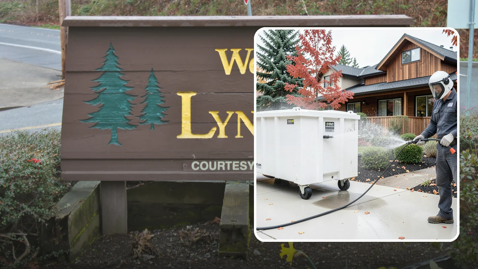 Dumpster Cleaning in Lynnwood, Snohomish County, WA - We wash and sanitize dumpsters and large trash bins in Washington to eliminate odor and pest-attracting residue.