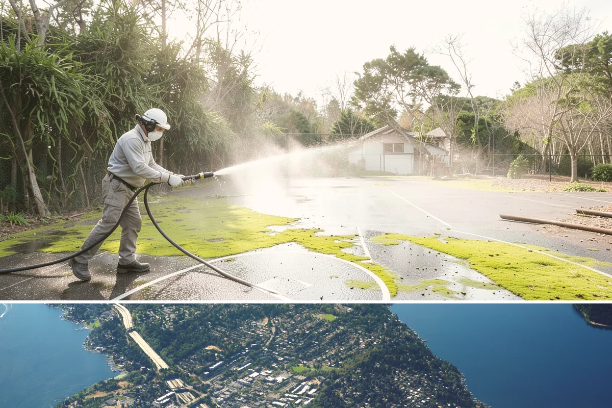 Dumpster Cleaning in Mercer Island, King County, WA - Dumpsters need cleaning monthly year-round, since Washington's moisture keeps waste damp and odor active in every season.