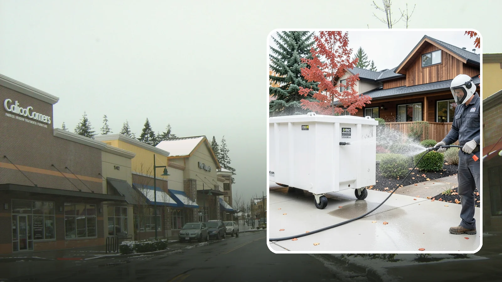 Dumpster Cleaning in Mill Creek, Snohomish County, WA - We wash and sanitize dumpsters and large trash bins in Washington to eliminate odor and pest-attracting residue.