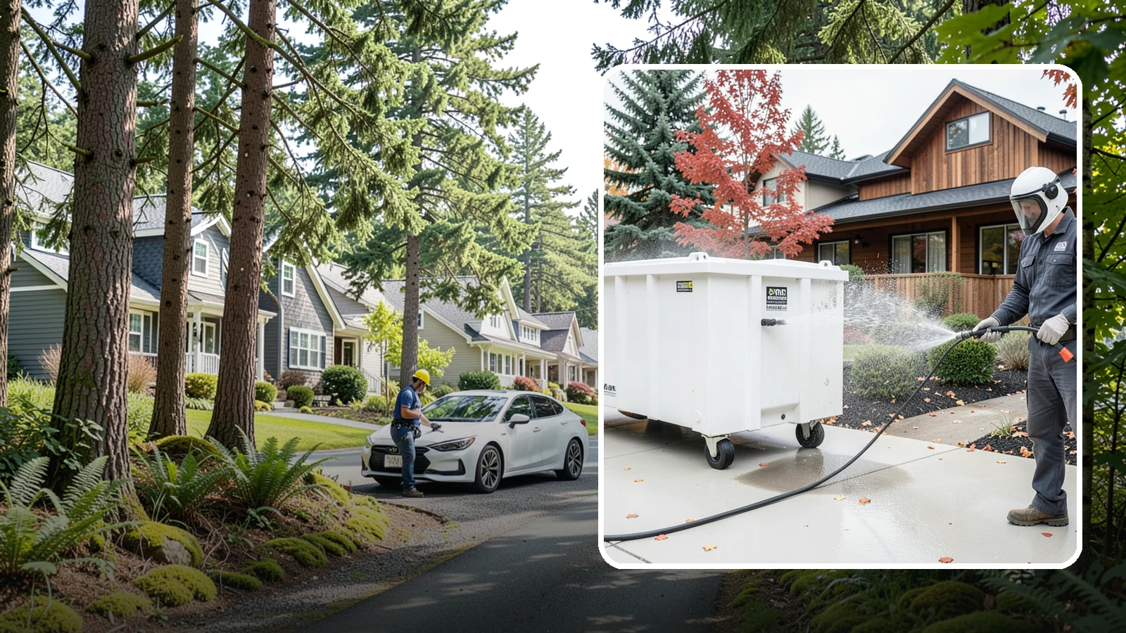 Dumpster Cleaning in Normandy Park, King County, WA - We wash and sanitize dumpsters and large trash bins in Washington to eliminate odor and pest-attracting residue.