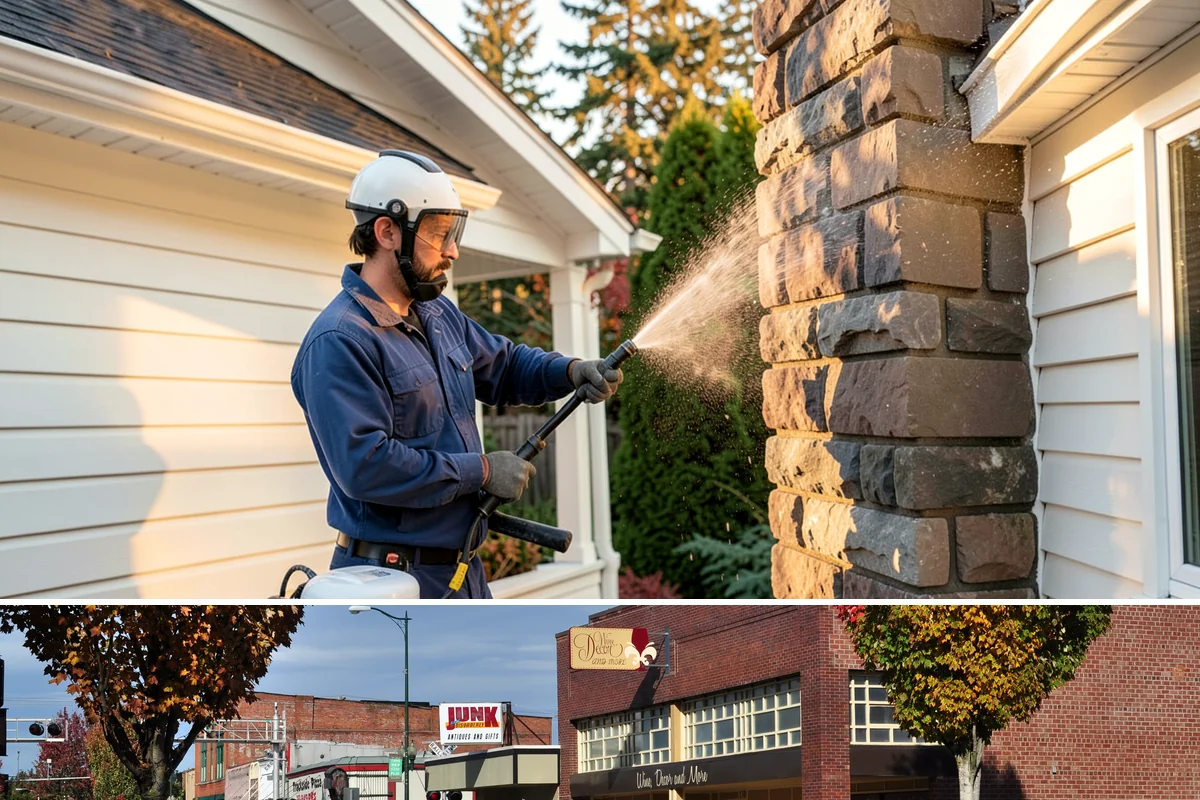 Dumpster Cleaning in Puyallup, Pierce County, WA - Dumpsters need cleaning monthly year-round, since Washington's moisture keeps waste damp and odor active in every season.