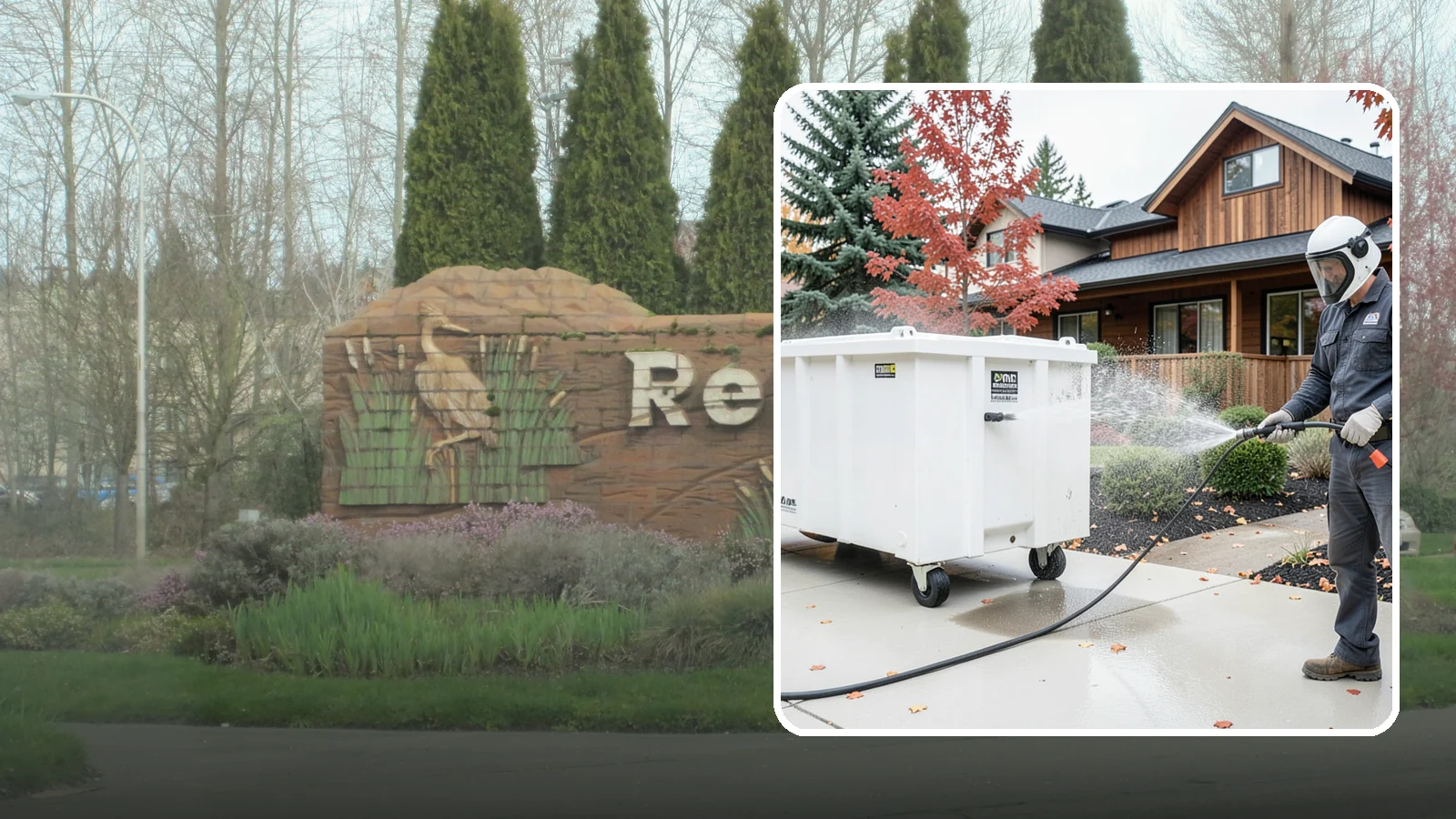 Dumpster Cleaning in Renton, King County, WA - We wash and sanitize dumpsters and large trash bins in Washington to eliminate odor and pest-attracting residue.