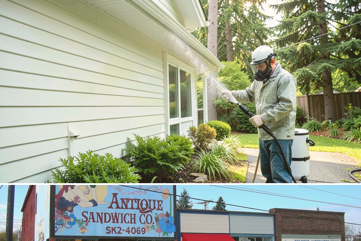 Dumpster Cleaning in Ruston, Pierce County, WA - Dumpsters need cleaning monthly year-round, since Washington's moisture keeps waste damp and odor active in every season.