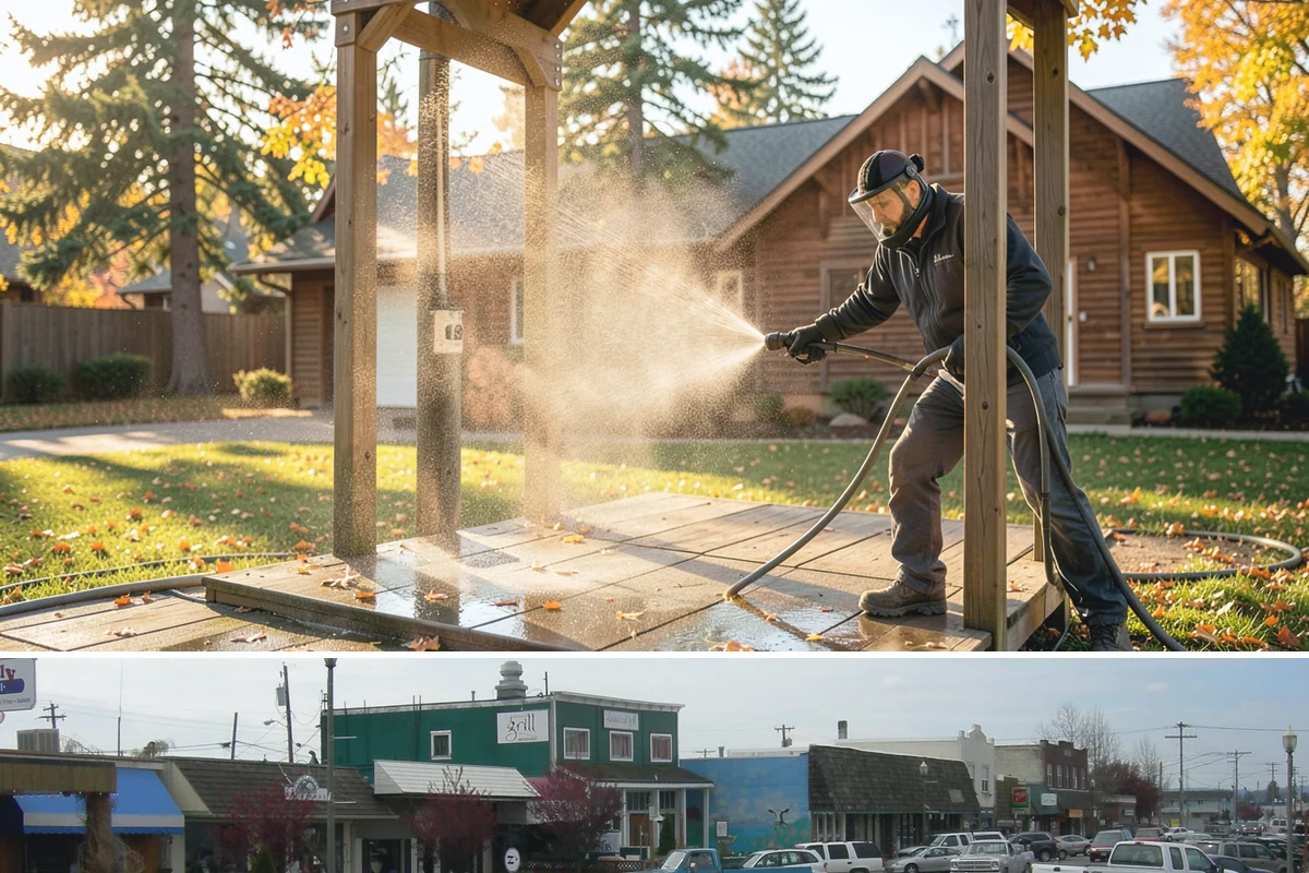 Dumpster Cleaning in Stanwood, Snohomish County, WA - Dumpsters need cleaning monthly year-round, since Washington's moisture keeps waste damp and odor active in every season.