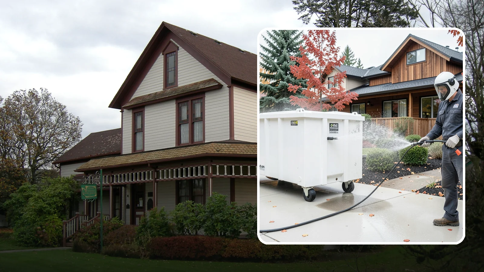 Dumpster Cleaning in Sumner, Pierce County, WA - We wash and sanitize dumpsters and large trash bins in Washington to eliminate odor and pest-attracting residue.