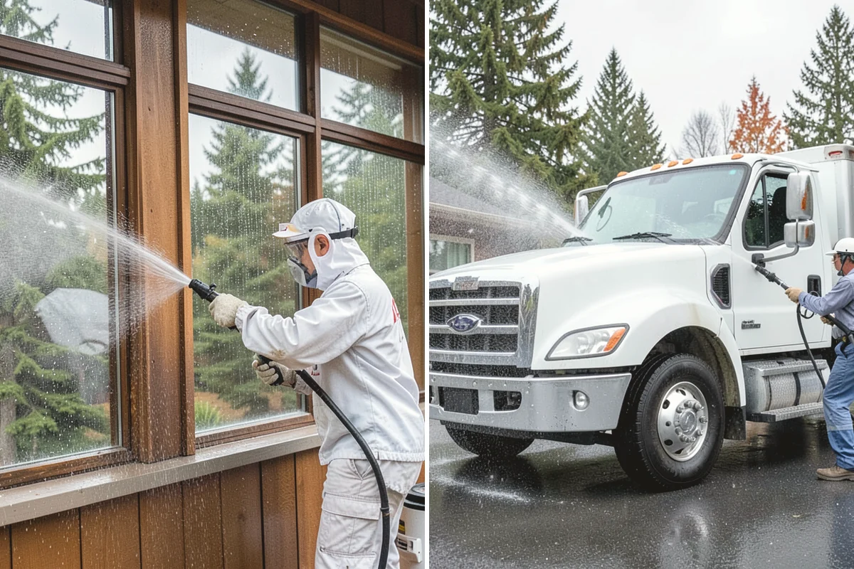 Dumpster Cleaning in Tukwila, King County, WA - Empty and inspect the bin interior