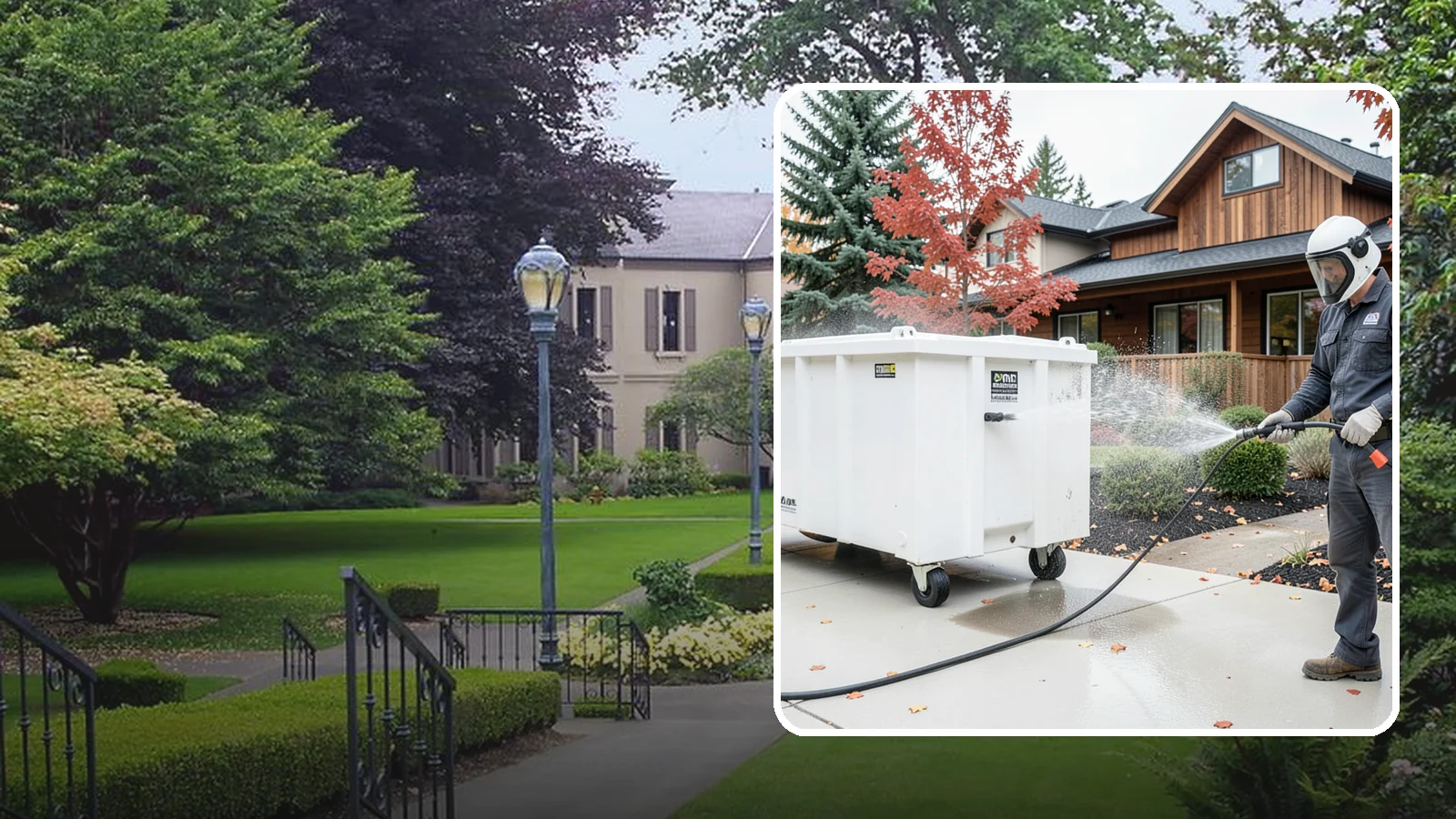 Dumpster Cleaning in Woodinville, King County, WA - We wash and sanitize dumpsters and large trash bins in Washington to eliminate odor and pest-attracting residue.