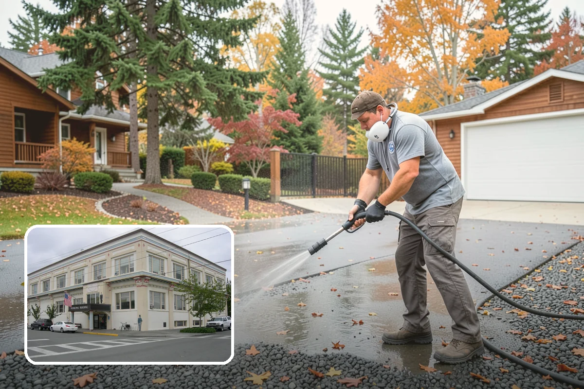Dumpster Pad Cleaning in Anacortes, Skagit County, WA - Eliminates foul odors from decaying waste