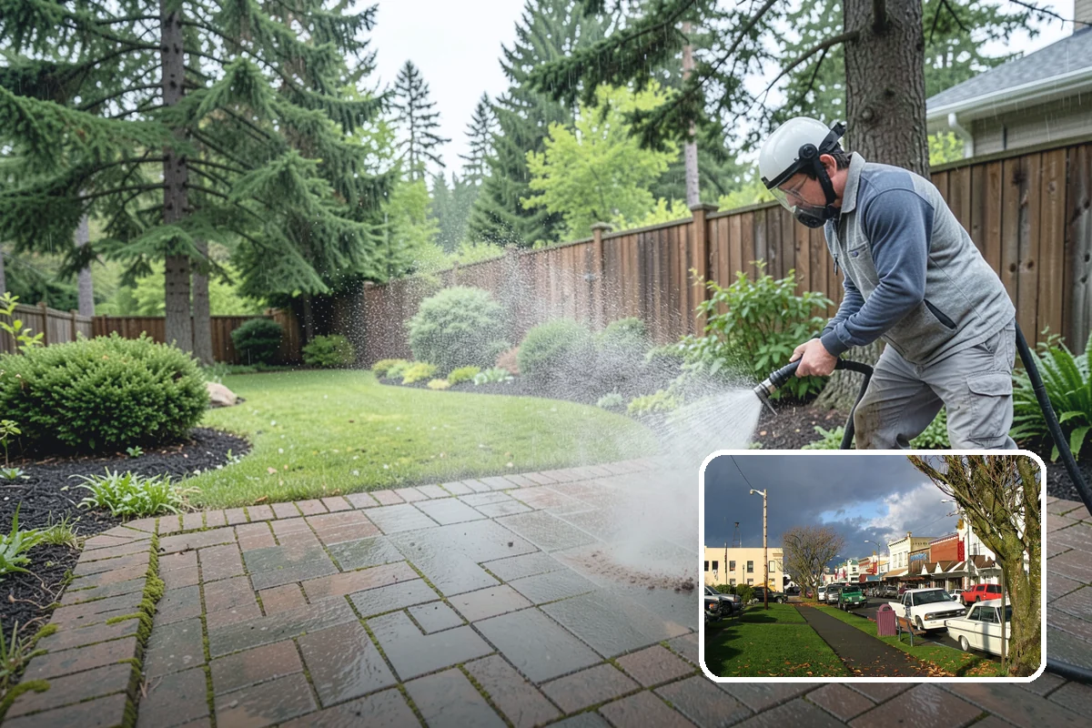 Dumpster Pad Cleaning in Arlington, Snohomish County, WA - Eliminates foul odors from decaying waste