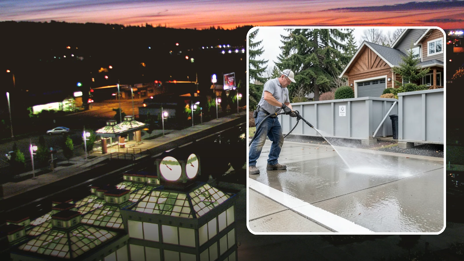 Dumpster Pad Cleaning in Auburn, King County, WA - We scrub and sanitize dumpster pads at Washington businesses to eliminate odor, grime, and pest-attracting residue.