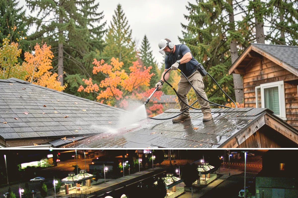 Dumpster Pad Cleaning in Auburn, King County, WA - Dumpster pads should be cleaned monthly year-round, since Washington's damp air keeps waste residue from drying and worsens odor.