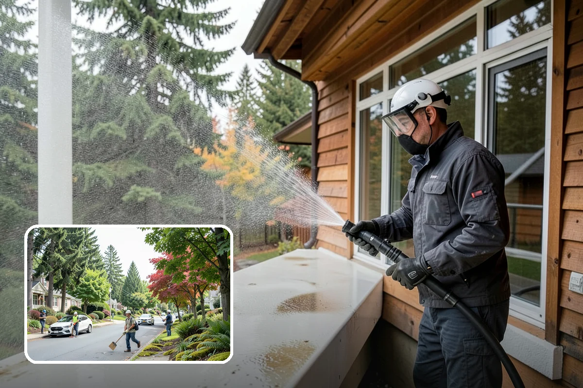 Dumpster Pad Cleaning in Beaux Arts Village, King County, WA - Eliminates foul odors from decaying waste