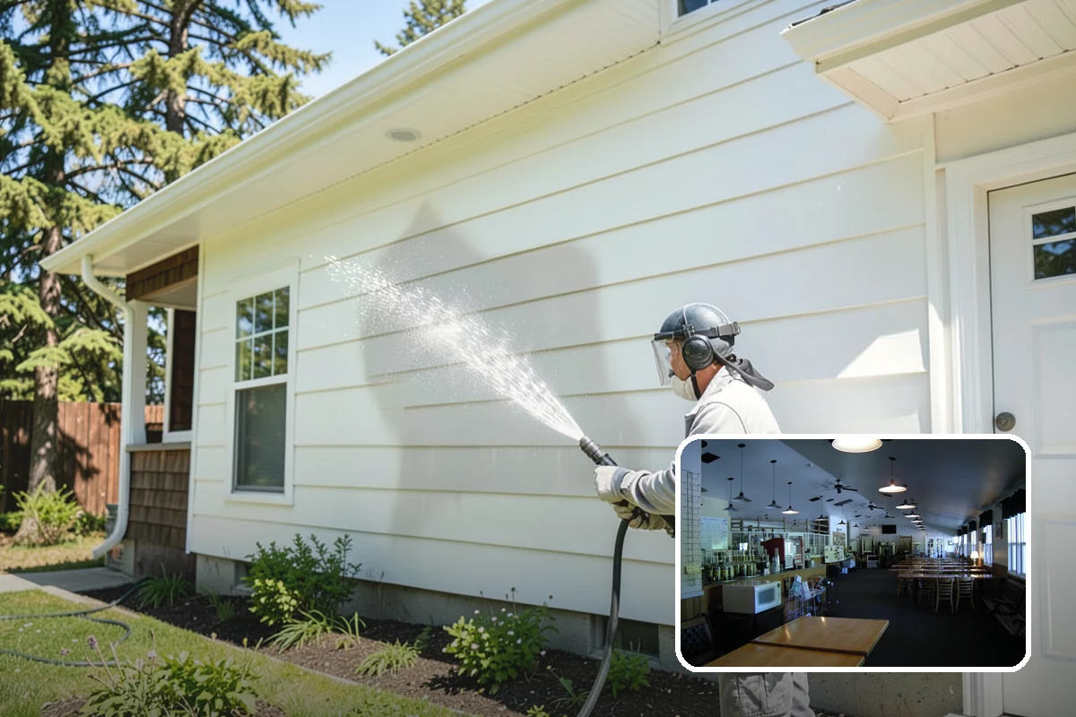 Dumpster Pad Cleaning in Black Diamond, King County, WA - Eliminates foul odors from decaying waste