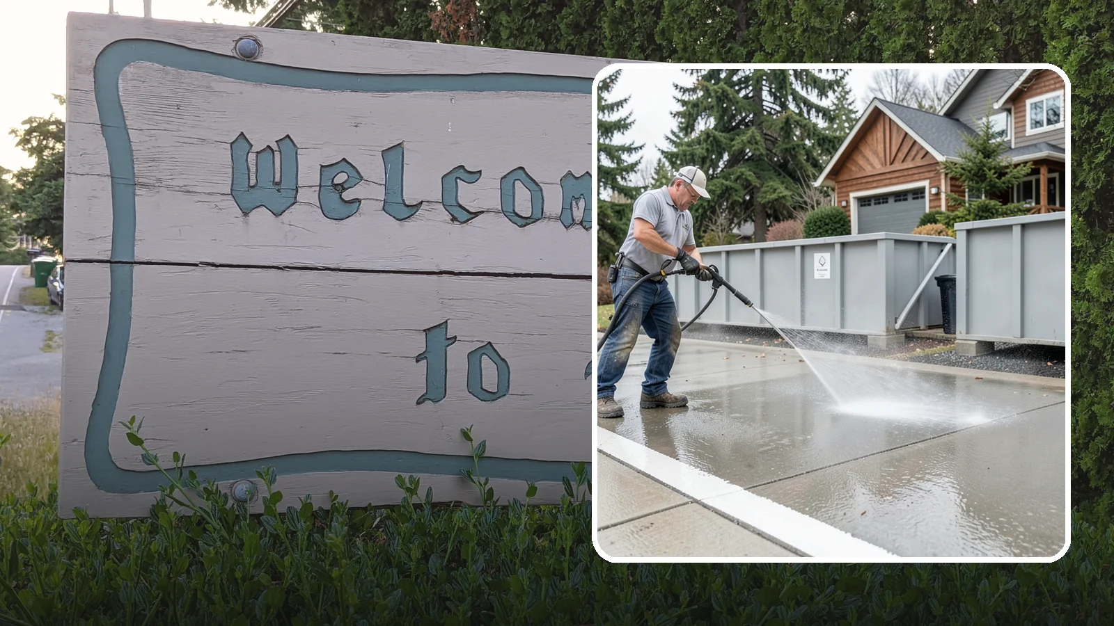 Dumpster Pad Cleaning in Brier, Snohomish County, WA - We scrub and sanitize dumpster pads at Washington businesses to eliminate odor, grime, and pest-attracting residue.