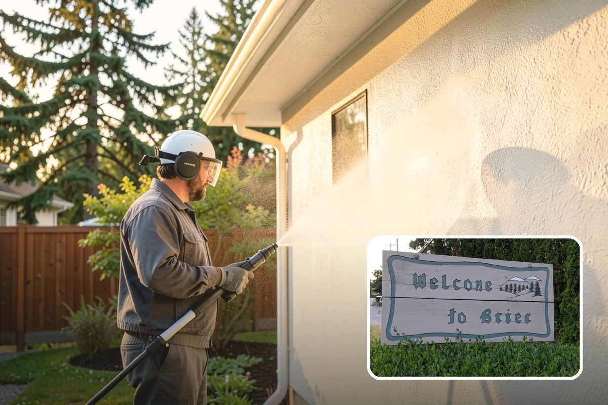 Dumpster Pad Cleaning in Brier, Snohomish County, WA - Eliminates foul odors from decaying waste